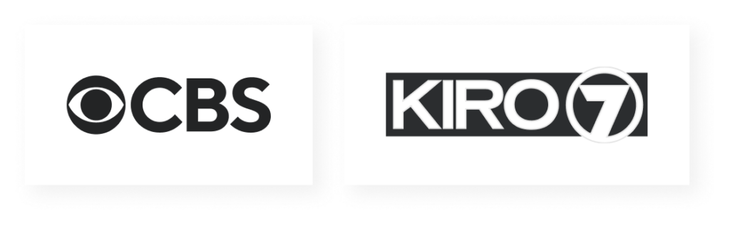 CBS and Kiro7 logos