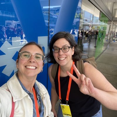 Demi and Katie at Figma's Config 2024 conference